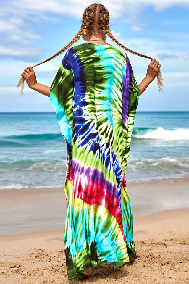 Tropical Pattern Kimono Blouse ( 29 Colors ) - Image 42